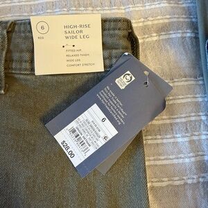 Universal Thread High-Rise Sailor Wide Leg Jeans - Olive